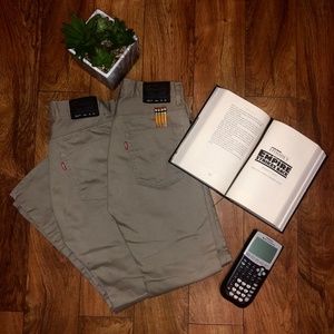 2 pairs Levi’s Boys 511™ Slim Fit KHAKI Un…